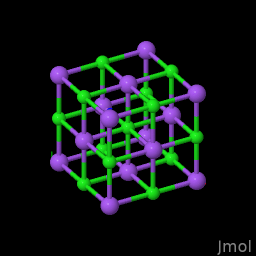 Chemical structure of Sodium chloride