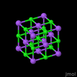 Chemical structure of Sodium chloride