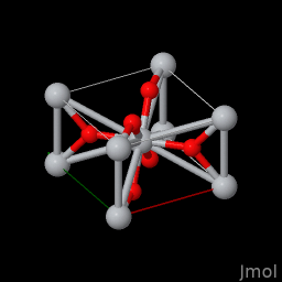 Chemical structure of Rutile TiO2