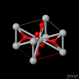 Chemical structure of Rutile TiO2