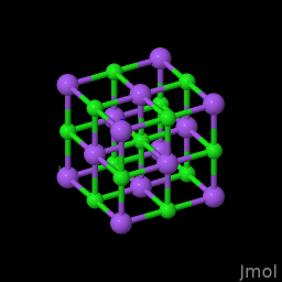 Chemical structure of Sodium chloride